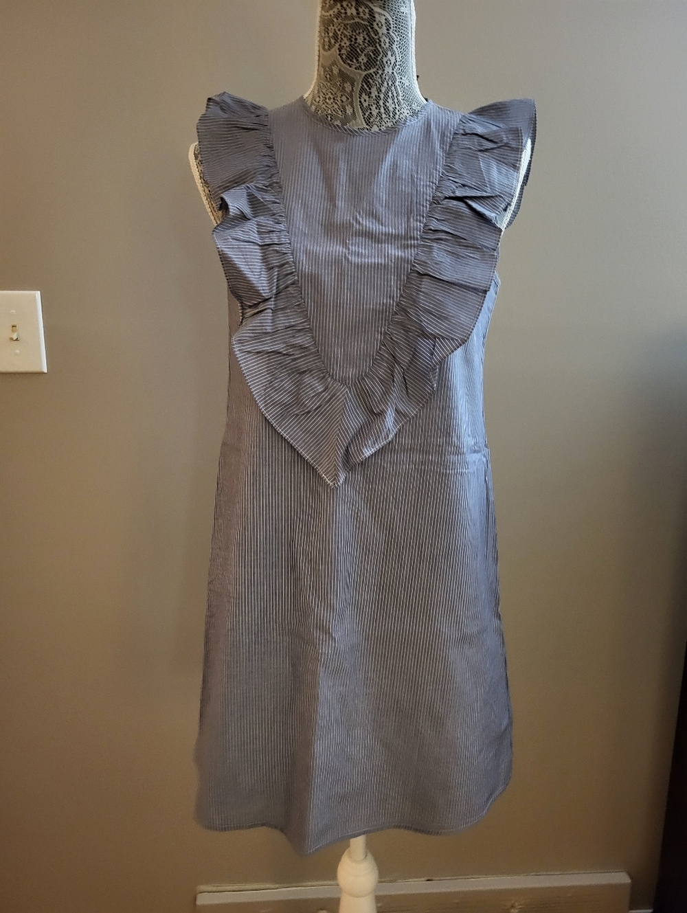Tailored Pinstripe Dress